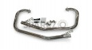 For Royal Enfield GT and Interceptor 650 Silver Stallion Bend Header Pipe Polished - SPAREZO